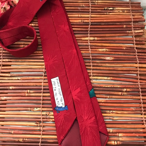 Hallmark #1 Dad Tie 100% Italian Silk - Picture 7 of 9